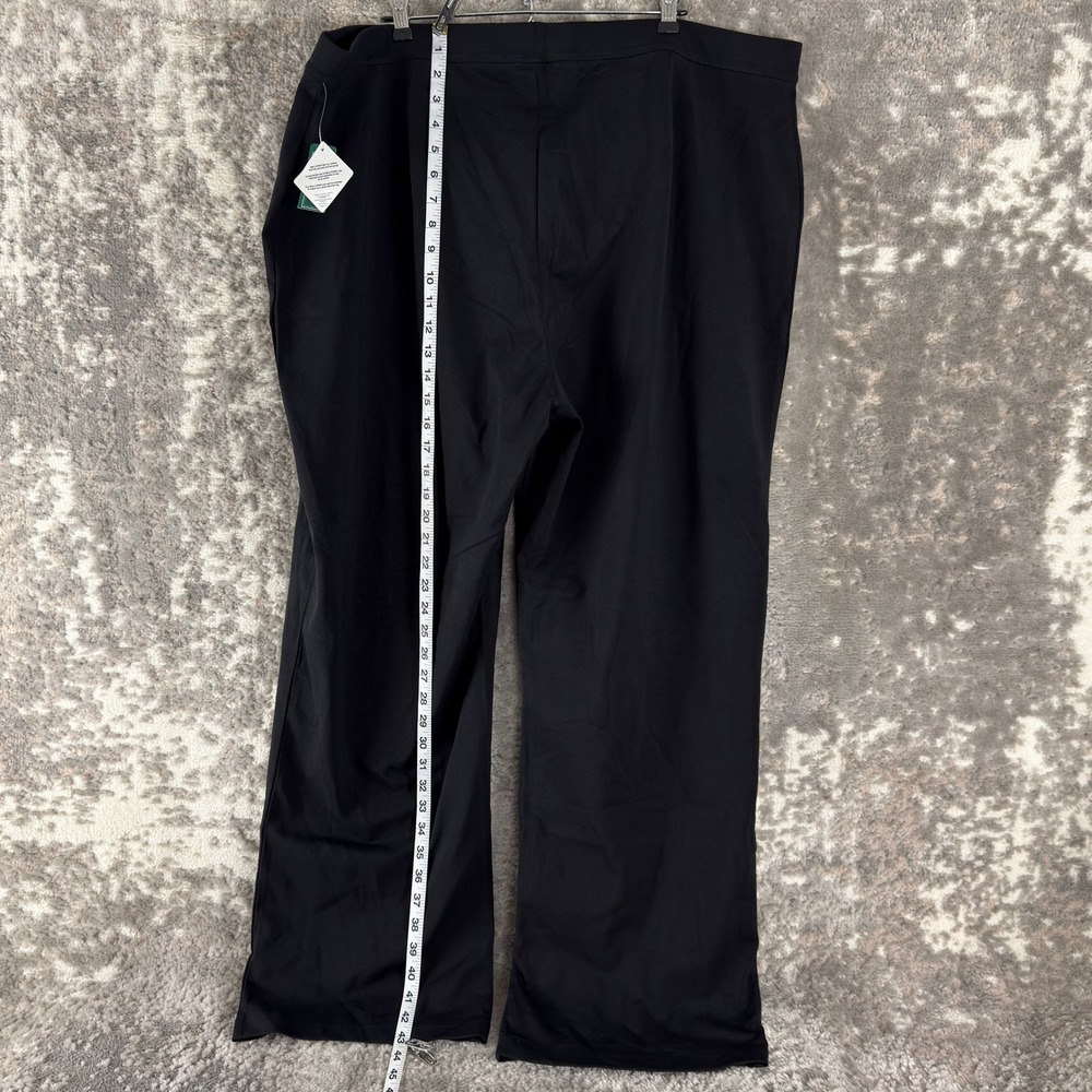 New L.L.Bean Plus Size 3X Perfect Fit Bootcut Pants Black Womens